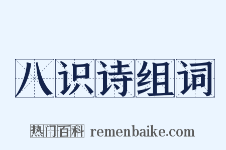 八识诗组词是什么意思的图片